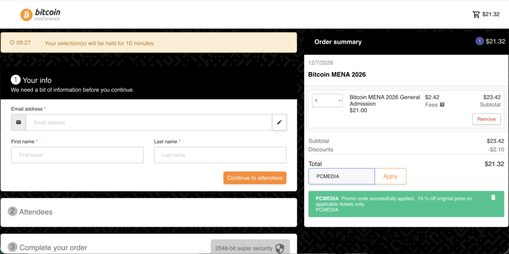 Promo Code for Bitcoin Mena Abu Dhabi