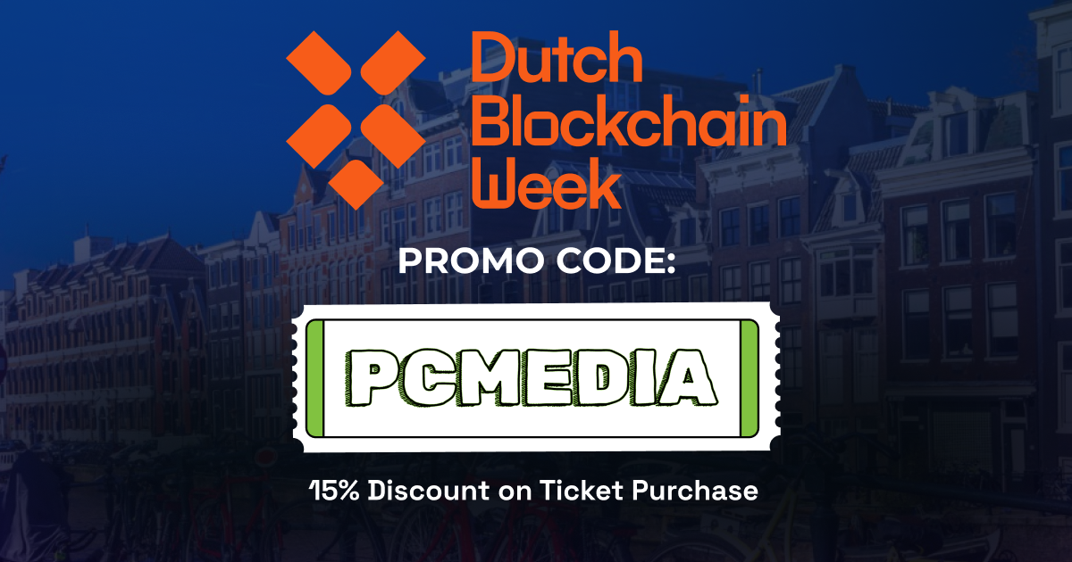 Dutch Blockchain Week Promo Code: PCMEDIA