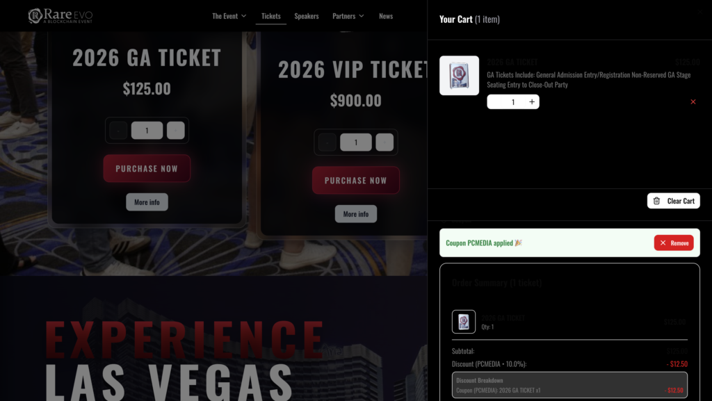 rare evo promo code pcmedia